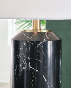 Hanzila Black/Gold Table Lamp - Ornate Home