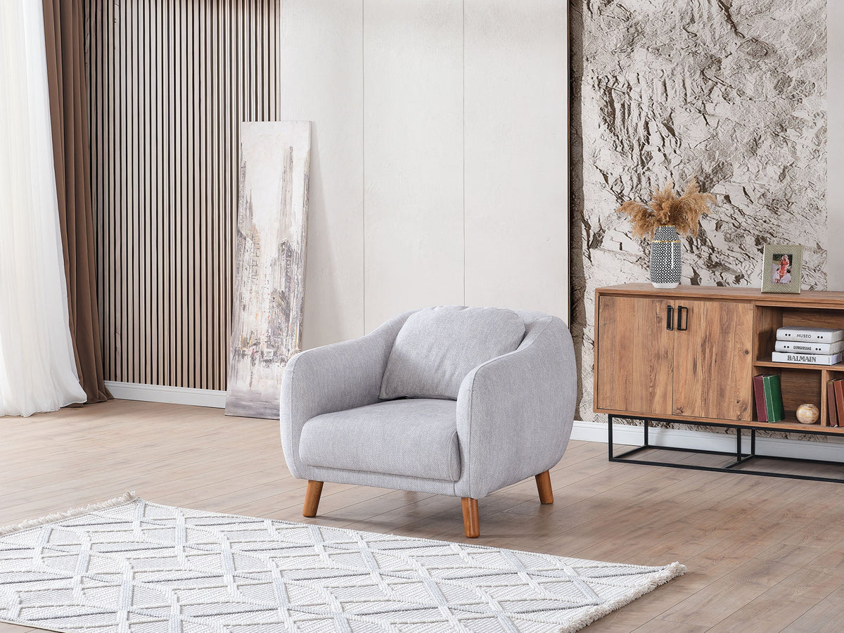 Happy Grey Chair - Ornate Home