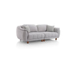 Happy Grey Stationary Sofa