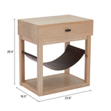 Haram Natural Side Table - Ornate Home