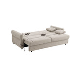 Haran Beige Sofa W/Sleeper - Ornate Home