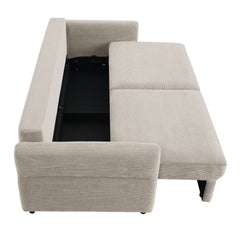 Haran Beige Sofa W/Sleeper - Ornate Home