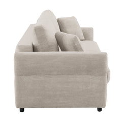 Haran Beige Sofa W/Sleeper - Ornate Home