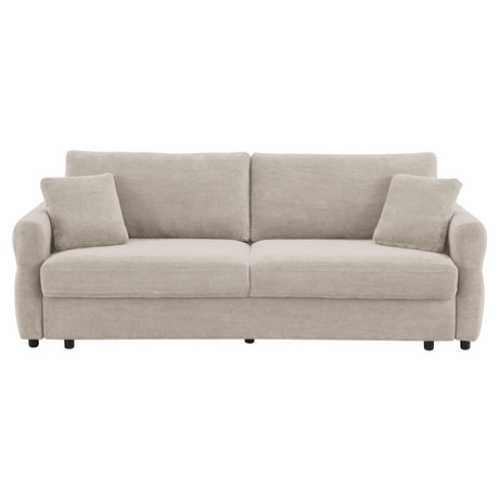 Haran Beige Sofa W/Sleeper - Ornate Home