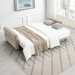 Haran Beige Sofa W/Sleeper - Ornate Home