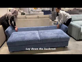 Haran Beige Sofa W/Sleeper - Ornate Home