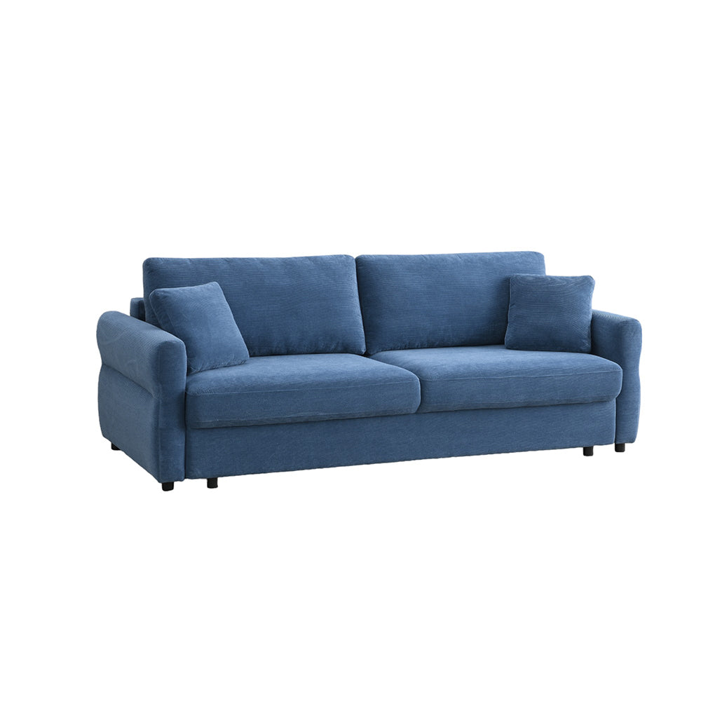 Haran Blue Sofa W/Sleeper - Ornate Home
