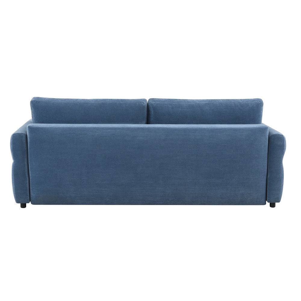 Haran Blue Sofa W/Sleeper - Ornate Home