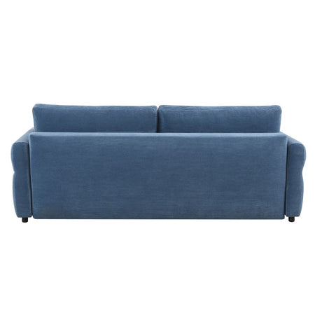 Haran Blue Sofa W/Sleeper - Ornate Home