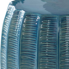 Harbor Aqua Blue Garden Stool - Ornate Home