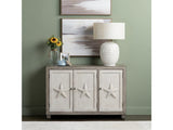 Harbor Brown/White Three-Door Sideboard - Ornate Home