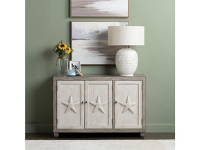 Harbor Brown/White Three-Door Sideboard - Ornate Home