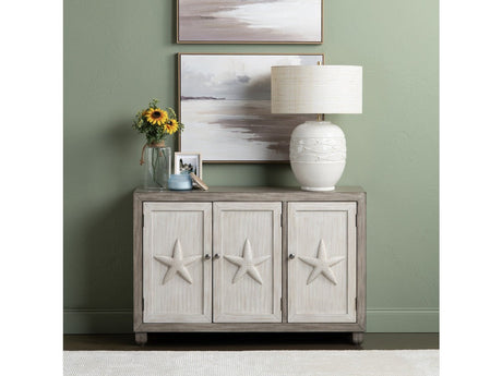 Harbor Brown/White Three-Door Sideboard - Ornate Home