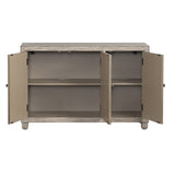 Harbor Brown/White Three-Door Sideboard - Ornate Home
