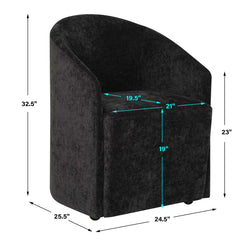Harbor Charcoal Dining Chair - Ornate Home