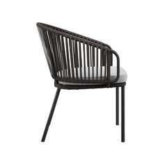 Harbor Charcoal/Gray Outdoor Patio Armchair - Ornate Home