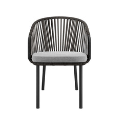 Harbor Charcoal/Gray Outdoor Patio Armchair - Ornate Home
