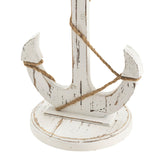 Harbor White/Brown Accent Table - Ornate Home