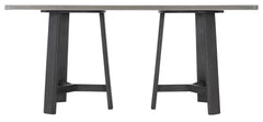 Harding Gray/Black Dining Table - Ornate Home