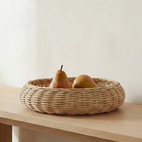 Harding Natural Wicker Bowl - Ornate Home