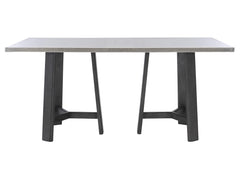Harding Stainless Steel/Custom Wood Dining Table - Ornate Home