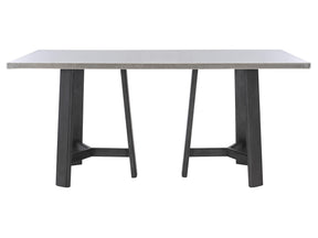Harding Stainless Steel/Custom Wood Dining Table - Ornate Home