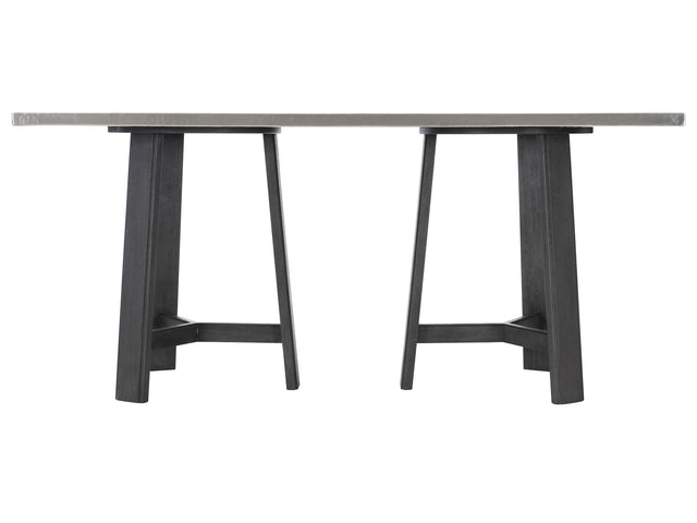 Harding Stainless Steel/Custom Wood Dining Table - Ornate Home