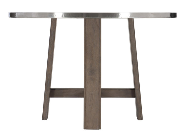 Harding Stainless Steel/Custom Wood Dining Table - Ornate Home