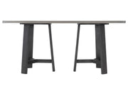 Harding Stainless Steel Dining Table – 36.13" H - Ornate Home