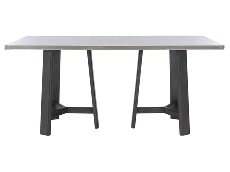 Harding Stainless Steel Rectangular Dining Table - Ornate Home