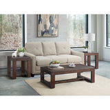 Hardy Cherry 3-Piece Occasional Table Set - Ornate Home