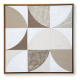 Harelman Tan/Taupe/White Wall Art (Online Special Price) - Ornate Home