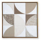 Harelman Tan/Taupe/White Wall Art (Online Special Price) - Ornate Home