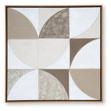 Harelman Tan/Taupe/White Wall Art (Online Special Price) - Ornate Home