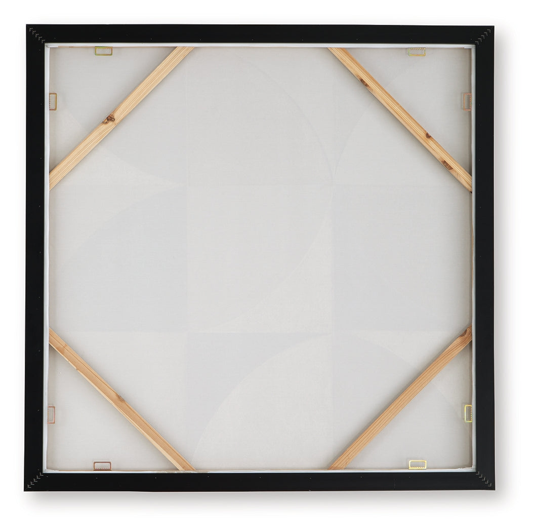 Harelman Tan/Taupe/White Wall Art - Ornate Home