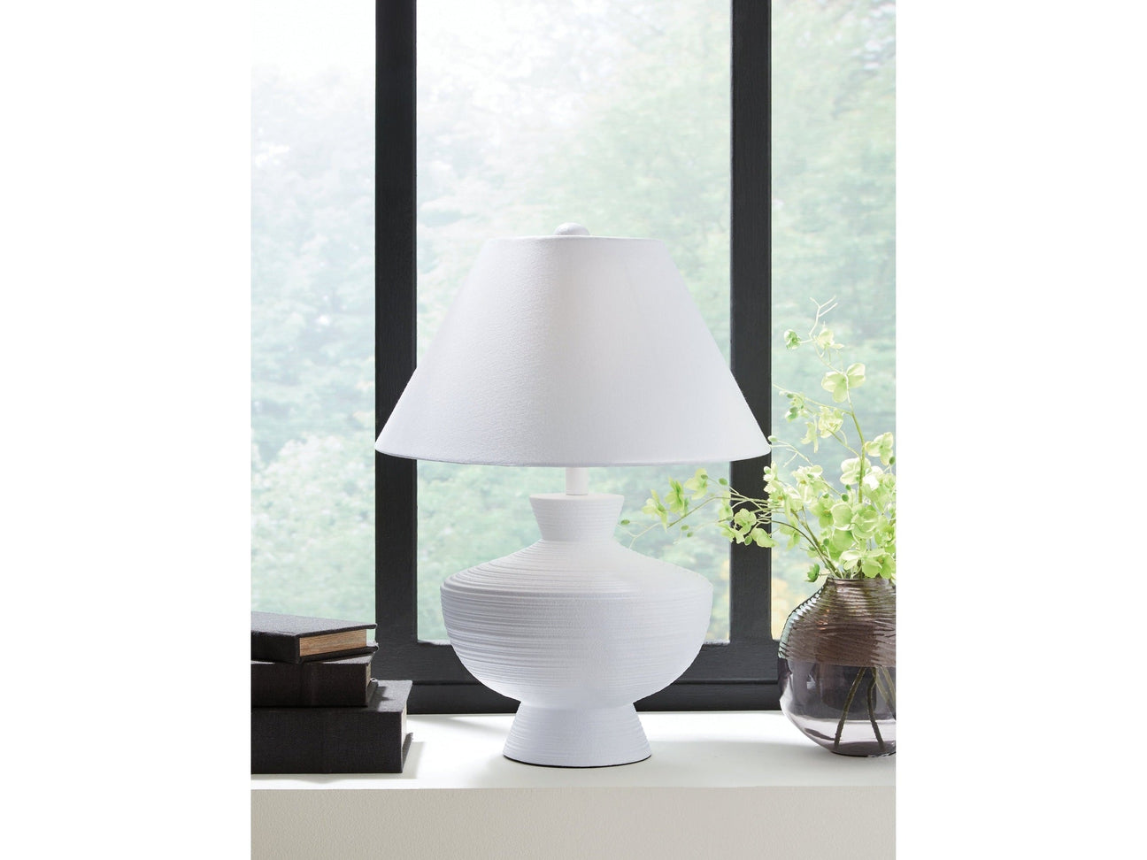 Harelwood White Poly Table Lamp (Online Special Price) - Ornate Home