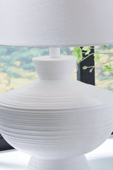 Harelwood White Poly Table Lamp (Online Special Price) - Ornate Home