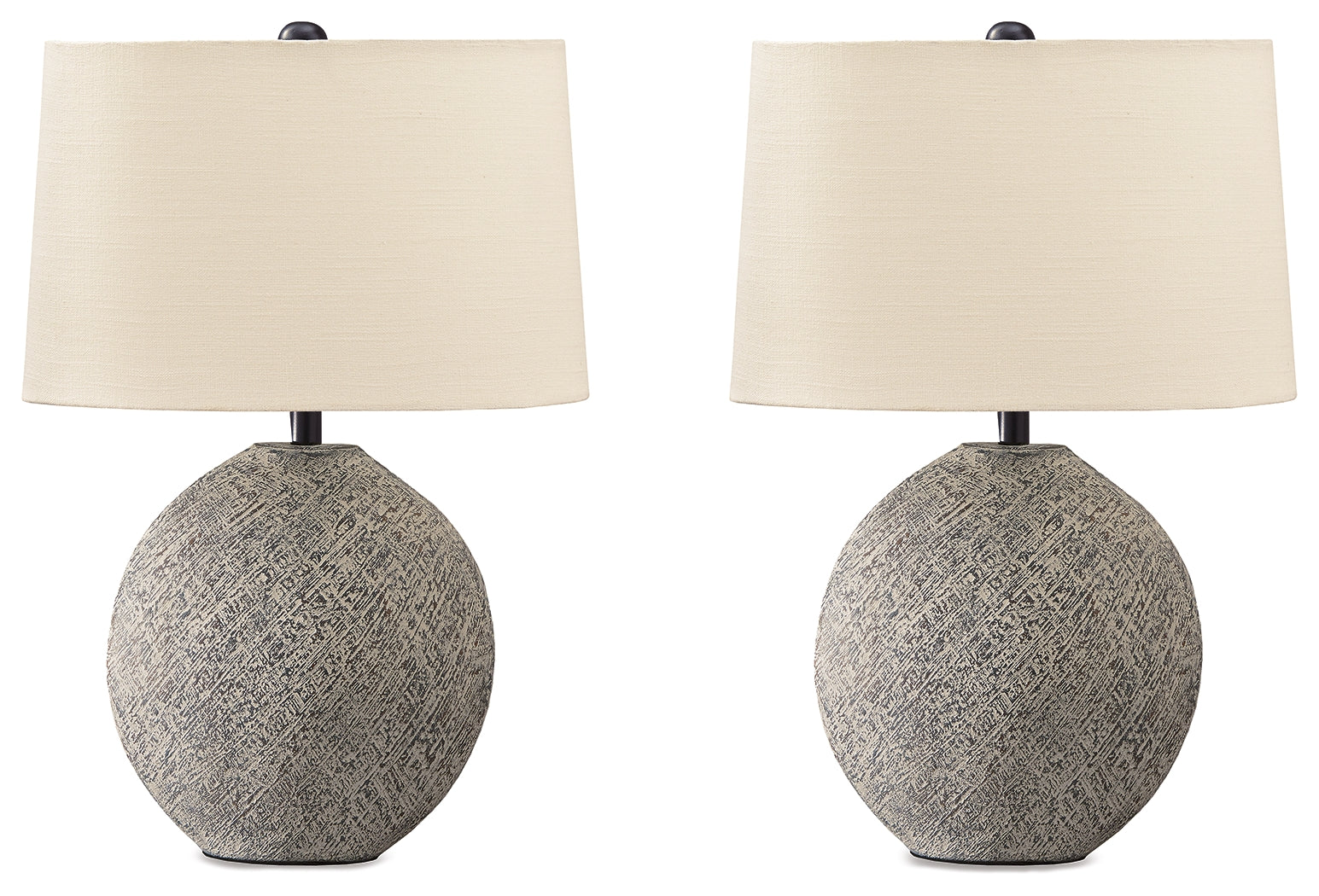 Harif Black Table Lamp (Set of 2) - Ornate Home