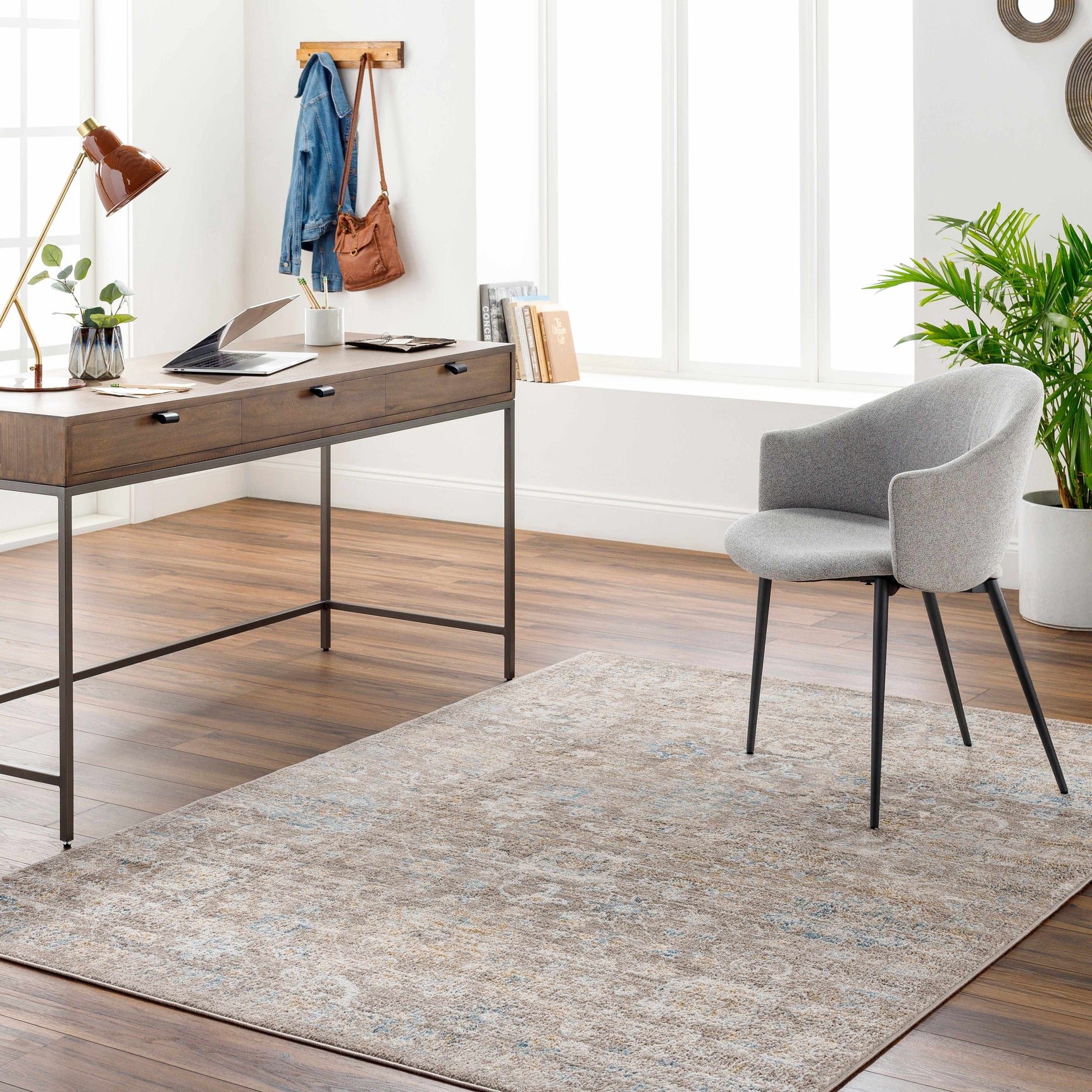 Harim Light Brown Area Rug - Clearance - Ornate Home