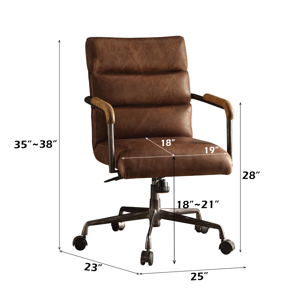 Harith Brown Executive Office Chair - Ornate Home