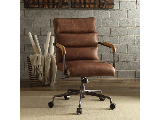 Harith Brown Executive Office Chair - Ornate Home