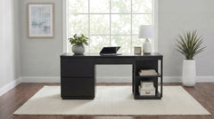 Harkes Coffee Bean 75-inch 3-drawer Computer Desk with Adjustable Shelf - Ornate Home