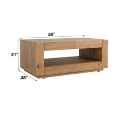 Harlan Brown Coffee Table - Ornate Home