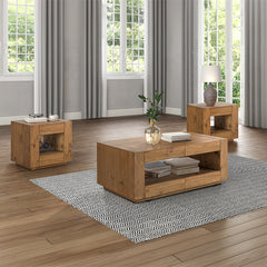 Harlan Brown Coffee Table - Ornate Home