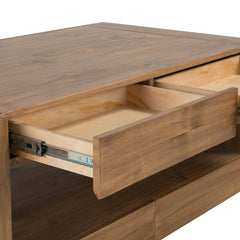Harlan Brown Coffee Table - Ornate Home