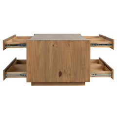 Harlan Brown Coffee Table - Ornate Home