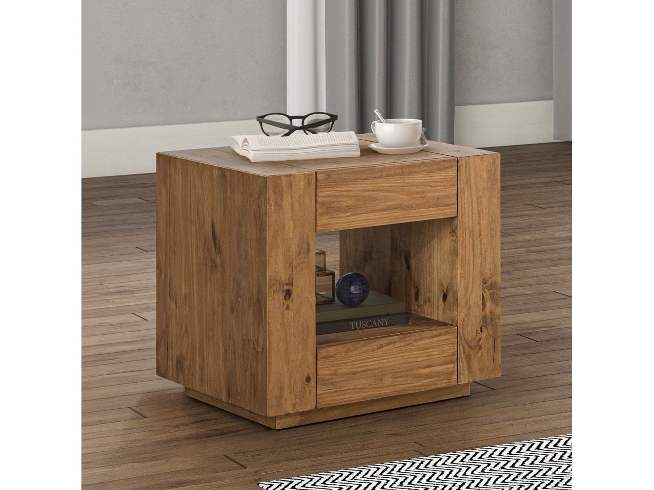 Harlan Brown End Table - Ornate Home