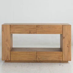 Harlan Brown Sofa Table - Ornate Home
