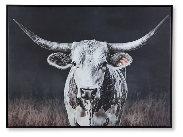 Harlandale Black/White/Brown Wall Art (Online Special Price) - Ornate Home