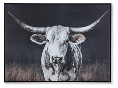 Harlandale Black/White/Brown Wall Art - Ornate Home